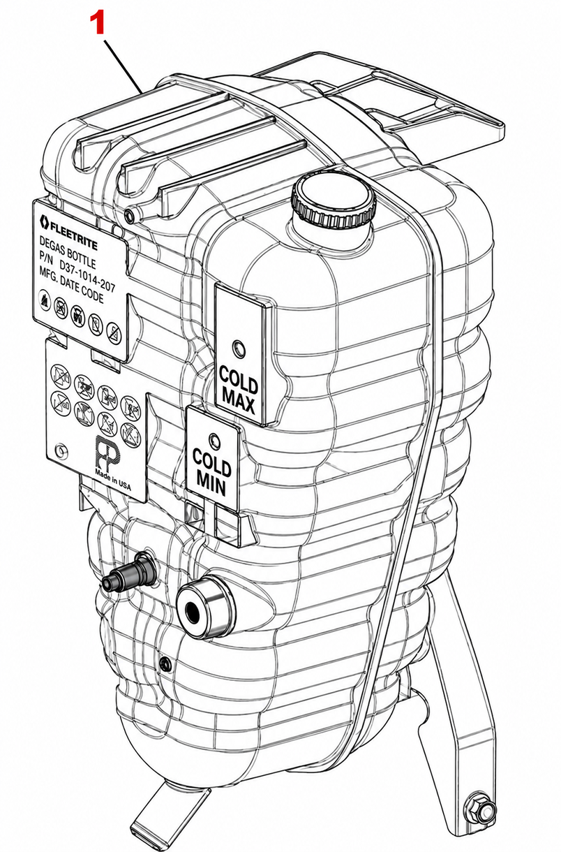 Coolant Reservoir International ProStar, 9900I & 5900