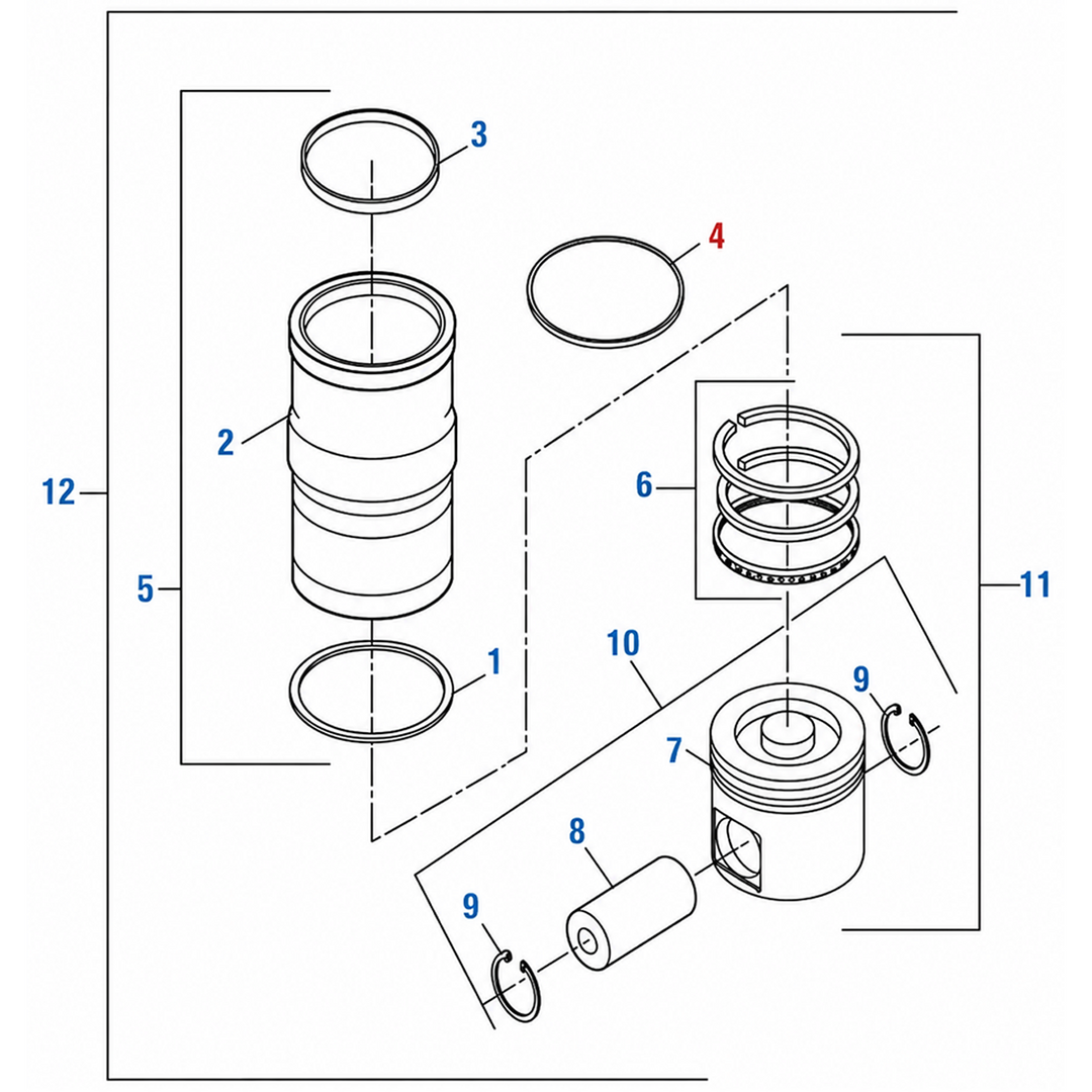 Shim Liner 150MM Cummins ISX Single Overhead Camshaft