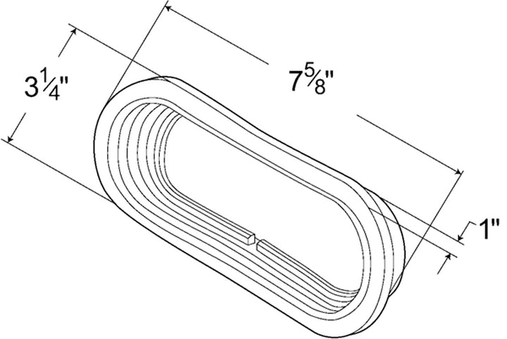 Grommet For 6" Oval Lights (Set of 4)(2115, 2250-2, 2250-4, 2250-5, 8009)