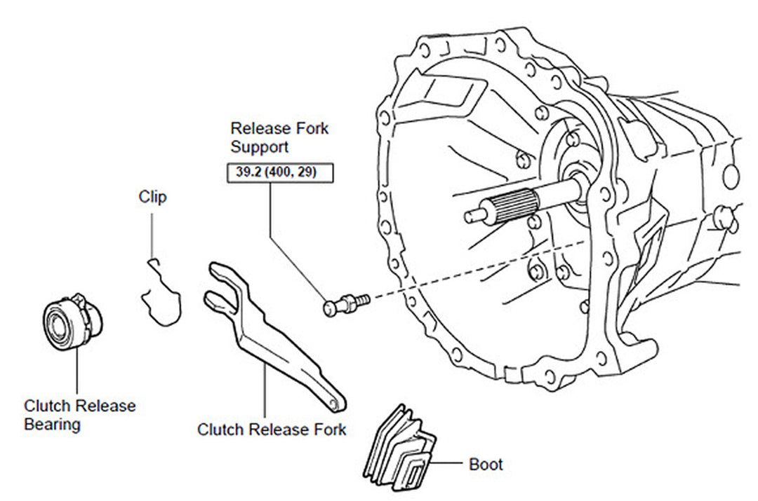 Yoke Clutch Release (Fork)(105C137D
