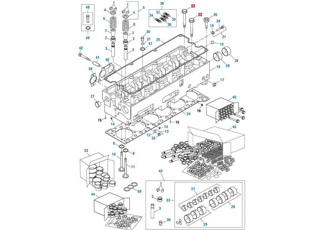 Cyl. Head Bolt Kit Cummins ISX (3678506)