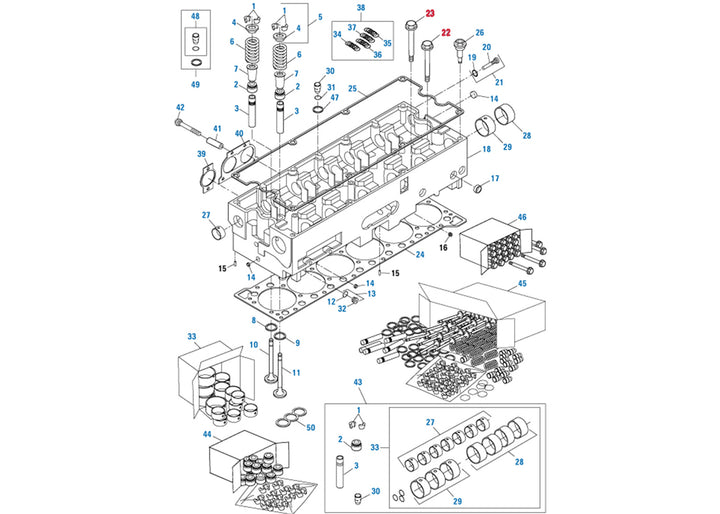 Cyl. Head Bolt Kit Cummins ISX (3678506)