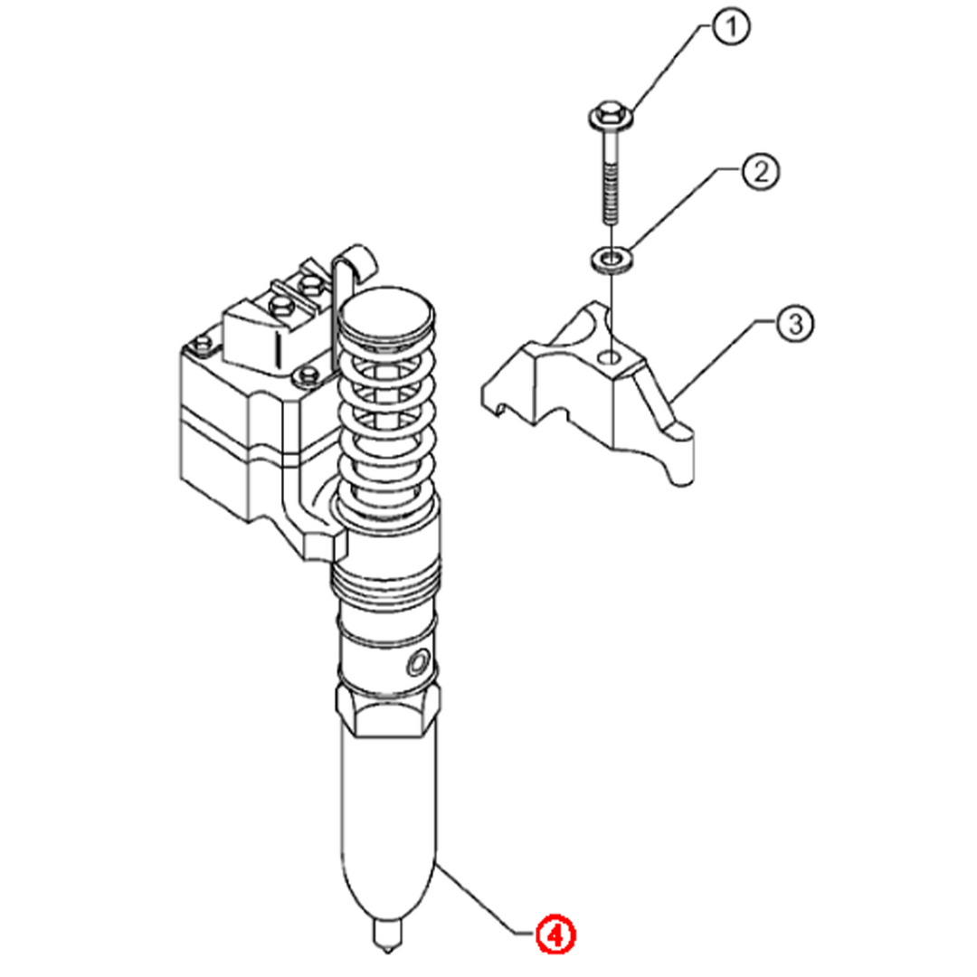 Inyector remanufacturado ASM S60 EUI (R5235575)