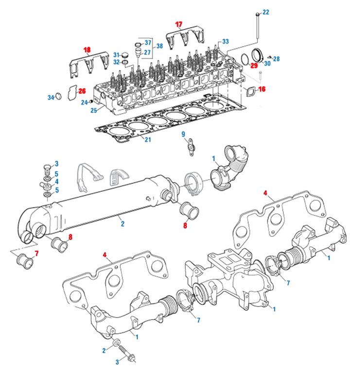 Kit de juntas de culata DD15 (A472HHDD15)