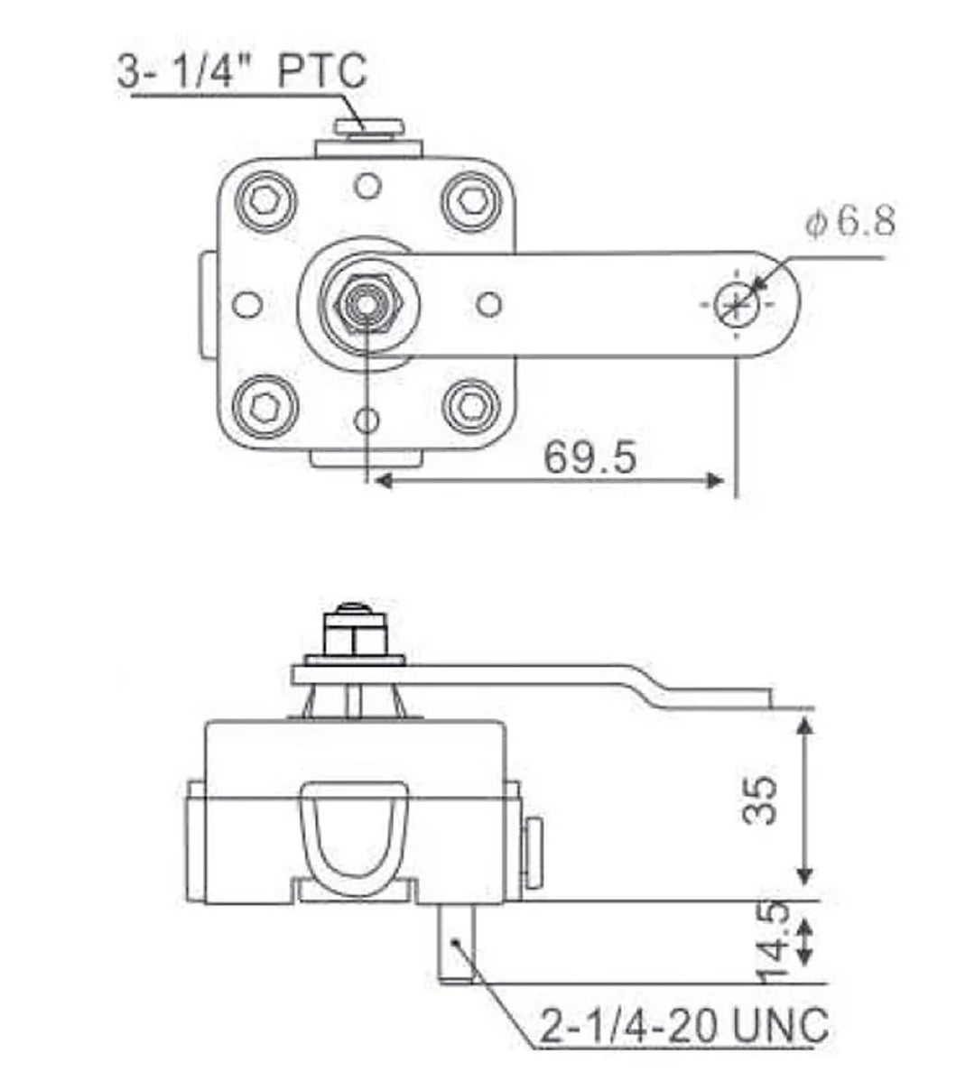 Height Control Leveling Valve (BKS KD2262)