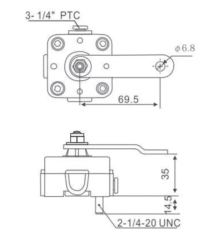 Height Control Leveling Valve (BKS KD2262)