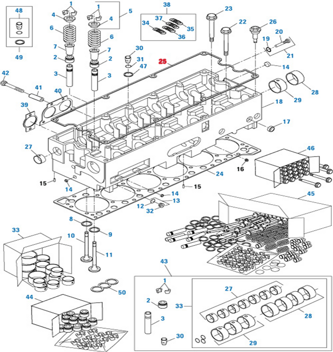 Valve Cover Gasket Cummins ISX15