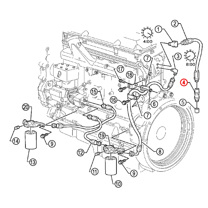 Fuel Check Valve Detroit Diesel S60 12.7L
