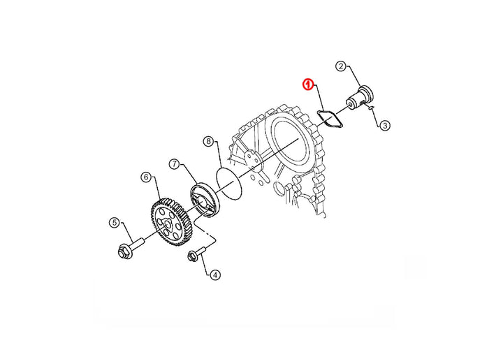 Seal Ring Camshaft Thrust Plate S60 (23521935)