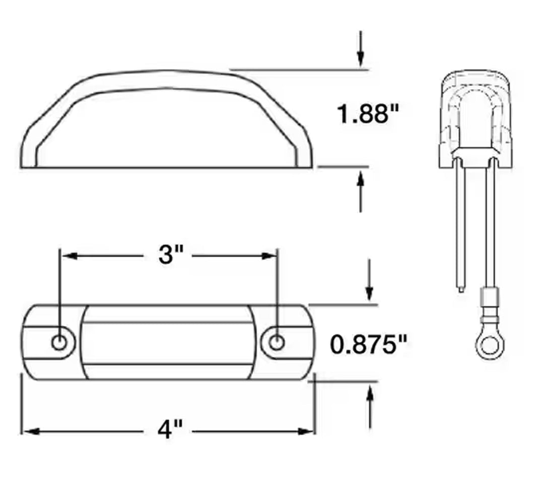 Red Marker / Clearance Light (6 LED)
