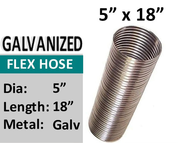 Flex Pipe Stainless 5" x 18"