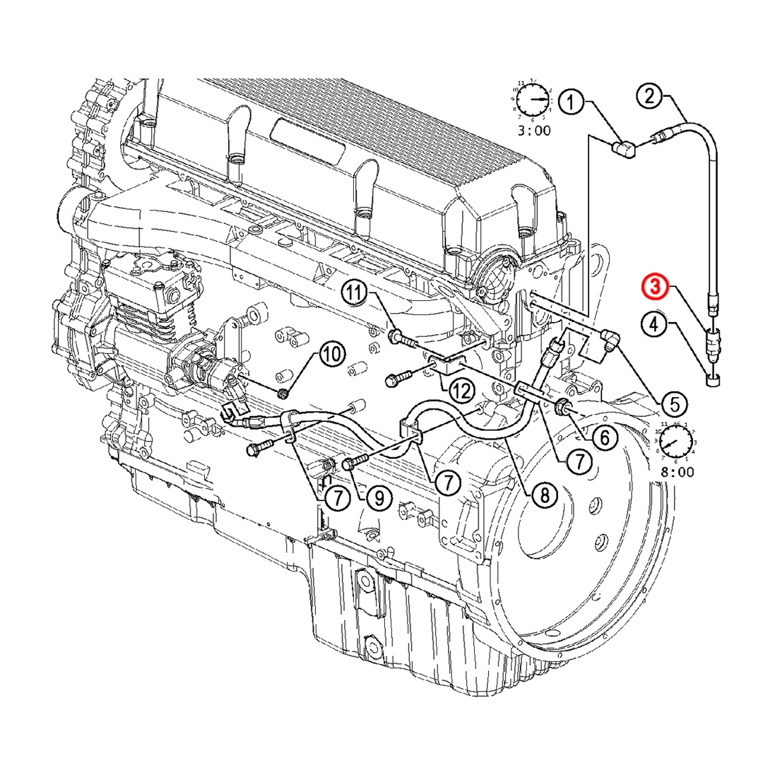 Fuel Check Valve Detroit Diesel S60 12.7L