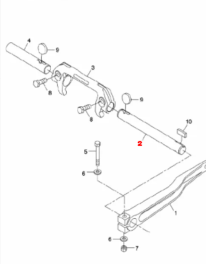 Shaft-Clutch, Plt, Col, Z 9-15/32" ( 02-12467-007 )