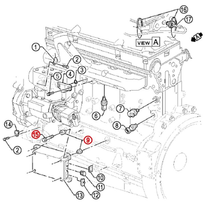 Kit de montaje ECM S60 (8 aisladores y 4 pernos)