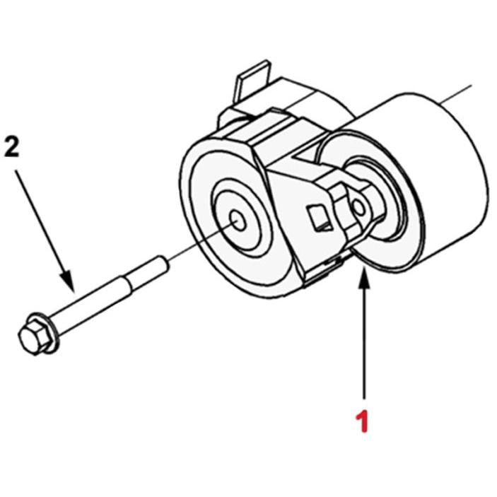 Tensor de correa del ventilador del Cummins ISX (4299051, 3691282)