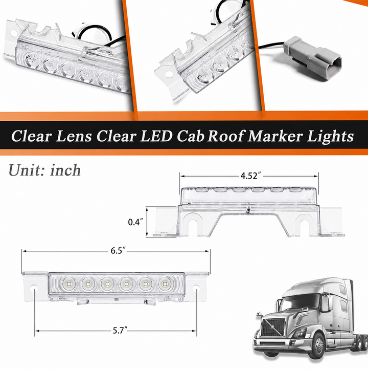 Luz LED de posición de cabina (Volvo)