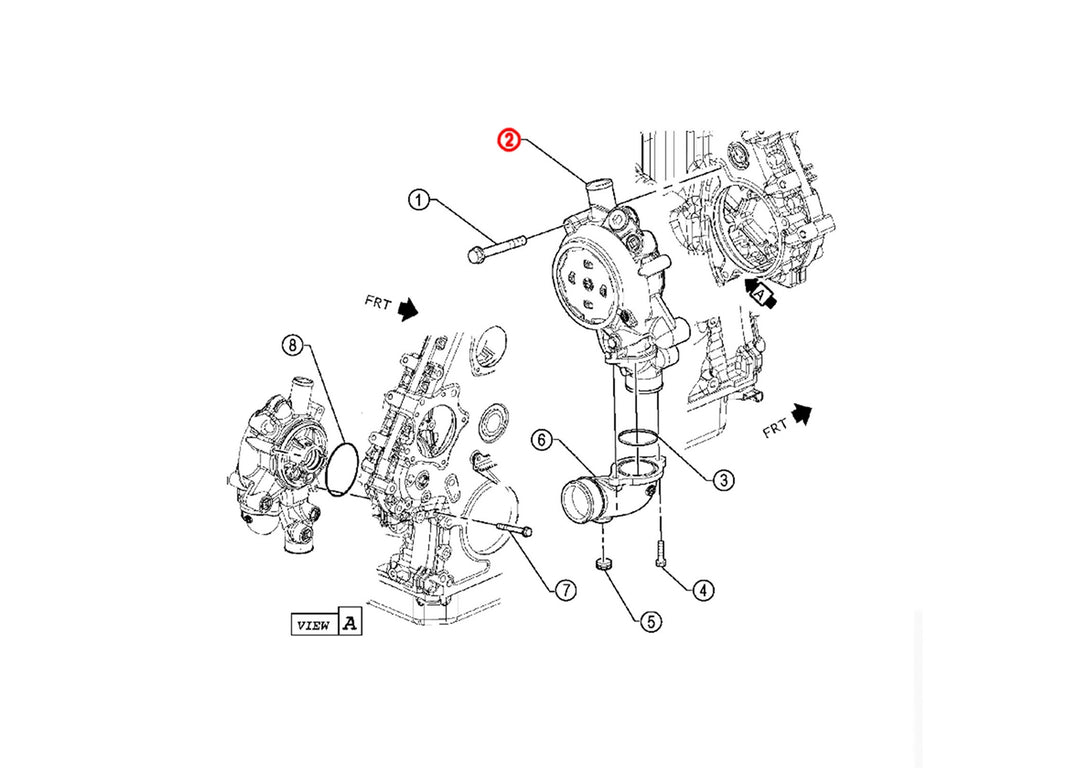 Water Pump ASM S60 14L (R23535017)