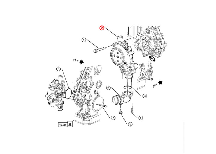 Water Pump ASM S60 14L (R23535017)