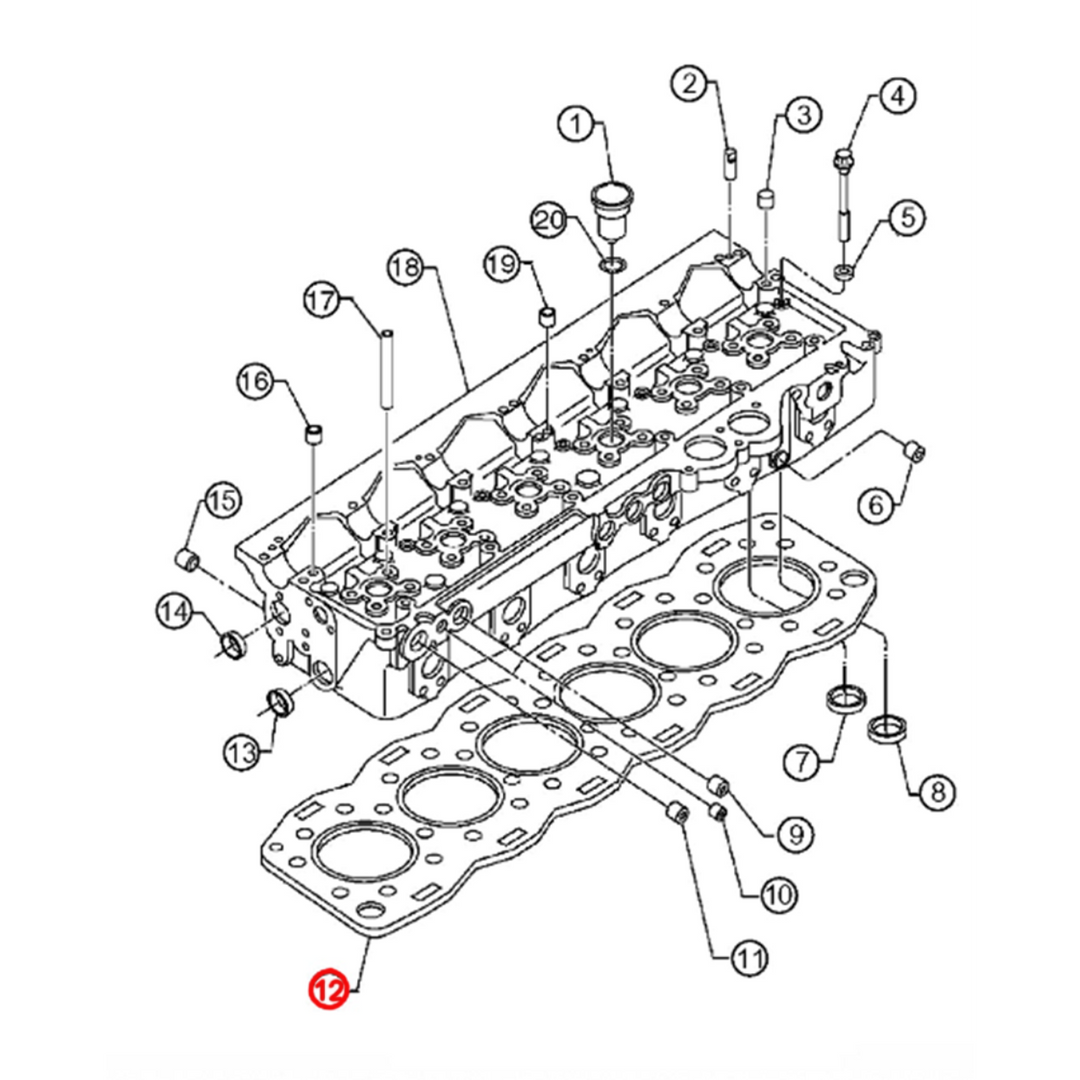 Engine Overhaul Gasket Set Detroit Diesel Series 60 12.7L & 14L EGR