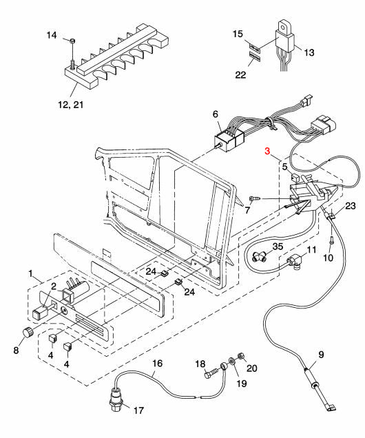 Freightliner Classic Control Heater and Air Conditioning Panel