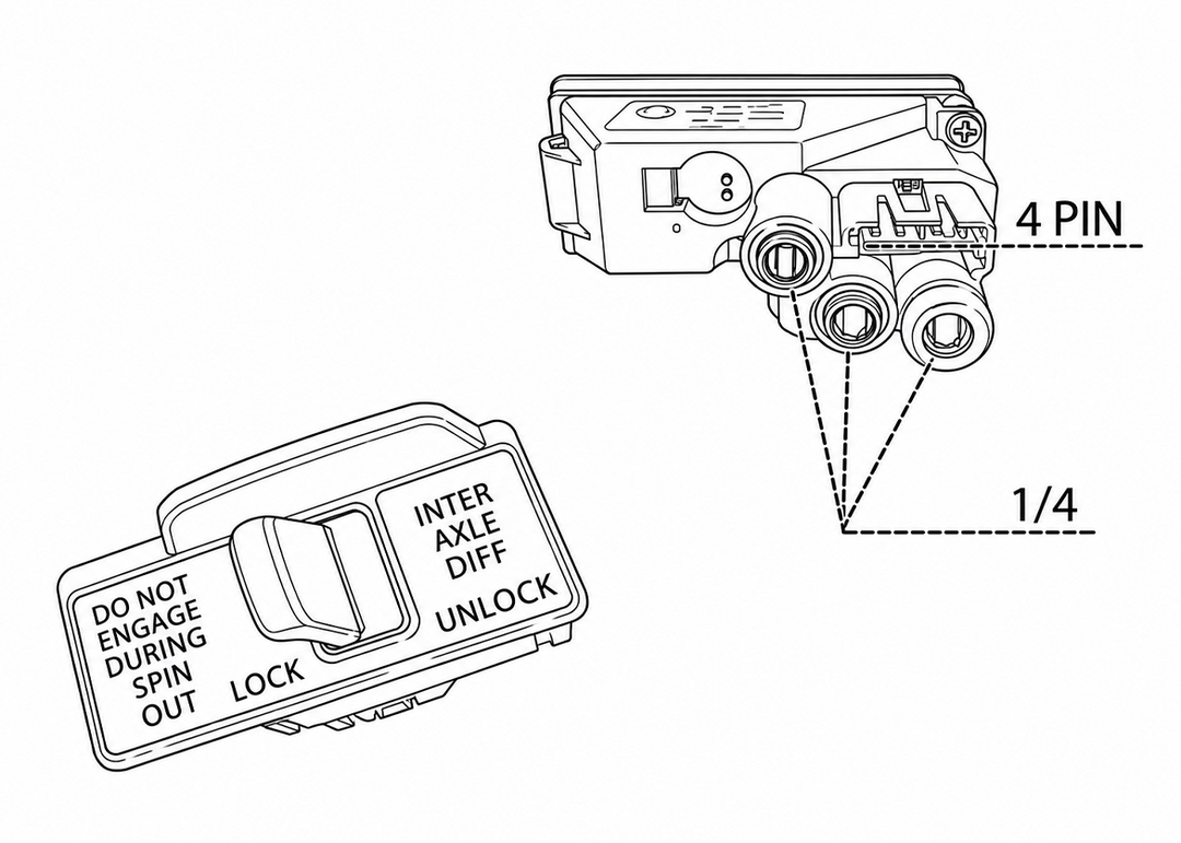 Control Valve Inter-Axle Differential Freightliner