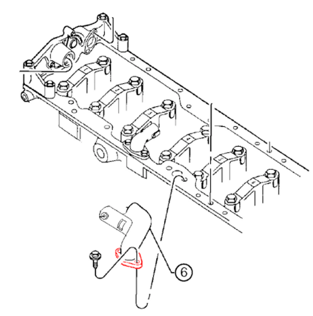 Gasket Oil Pressure Regulator Body Detroit S60 (05117269)