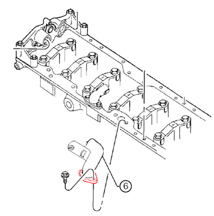 Gasket Oil Pressure Regulator Body Detroit S60 (05117269)
