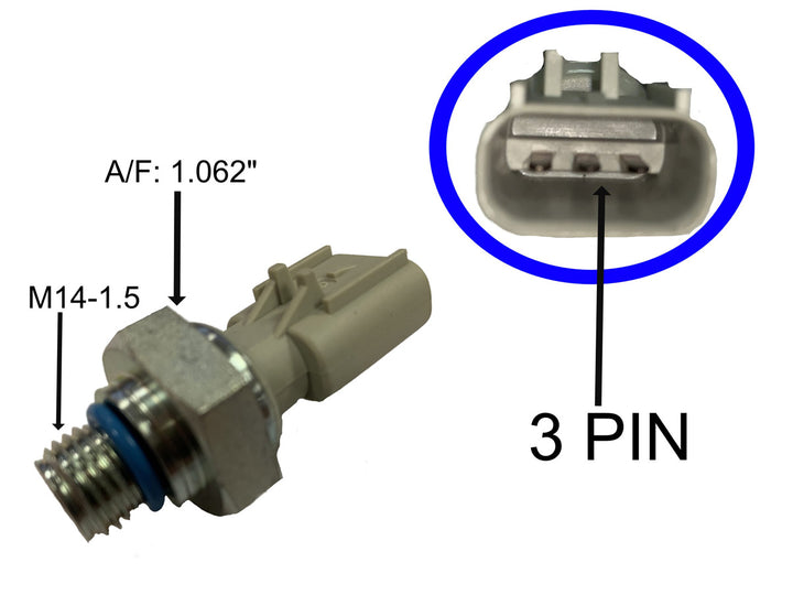 Fuel Pressure Sensor Cummins ISB, QSB (EPA13)(Freightliner)