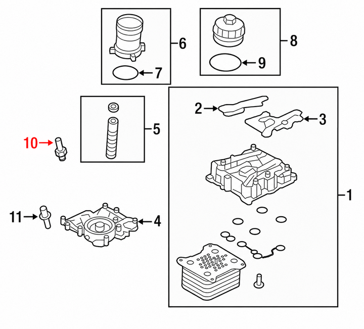Sensor Manifold Absolute Pressure (MAP) International Navistar 2007-2011