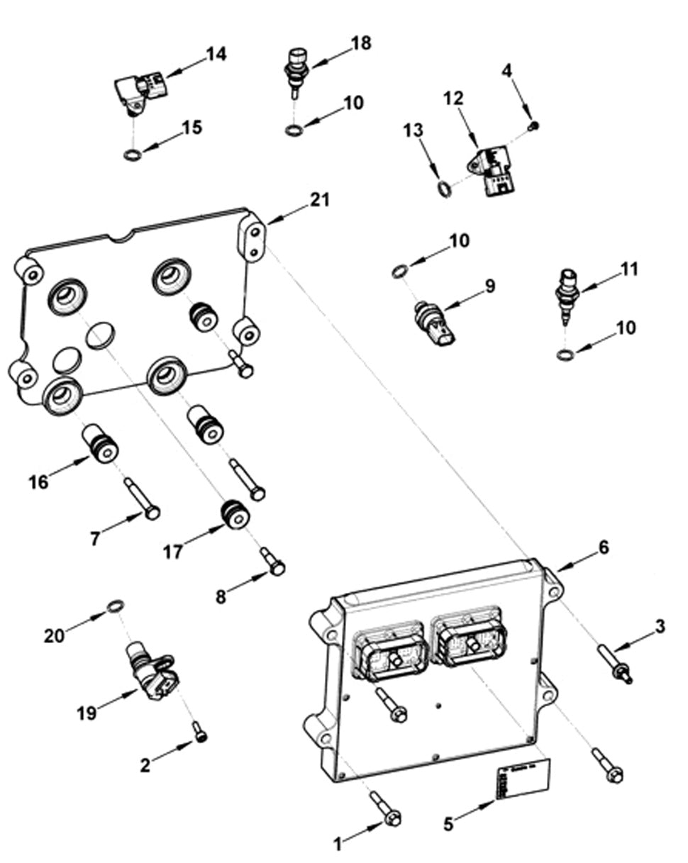 Cam / Crankshaft Position Sensor (Cummins 4B, 6B)(06-18)(2872277)