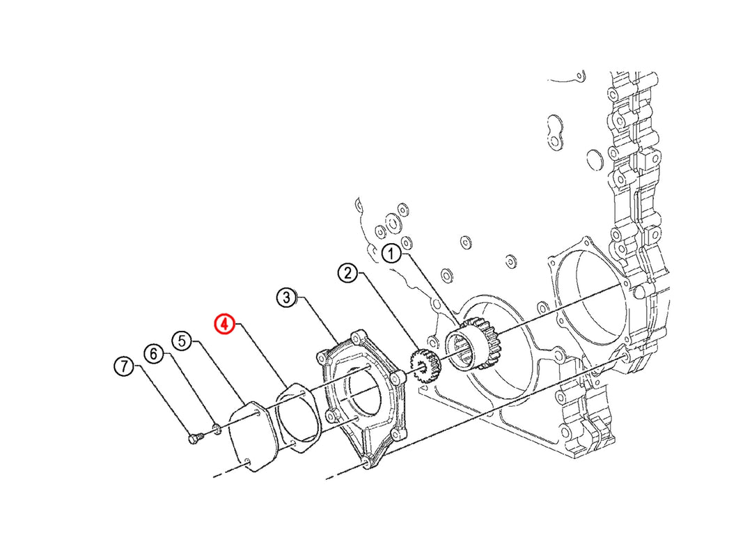 Gasket Power Steering Pump ( 23516100 )