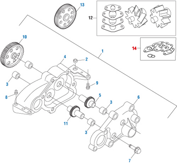 Gasket & Seal Lower Kit S60