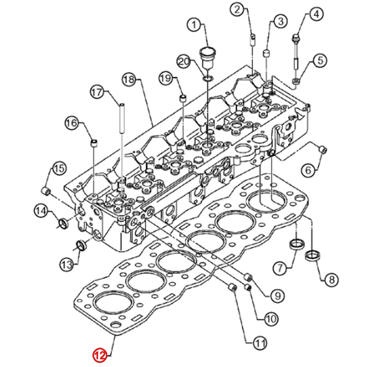Engine Complete Overhaul Gasket Set Detroit Diesel Series 60 14.8L