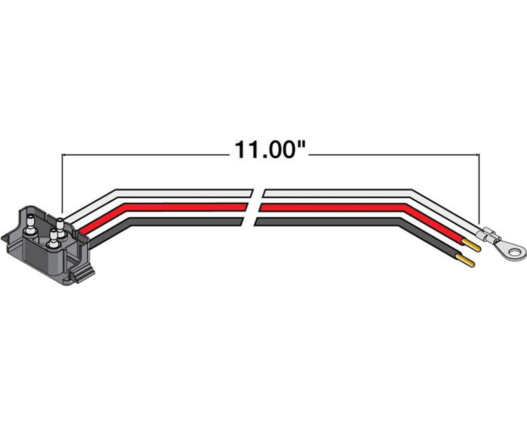 Right Angle Stop/Turn/Tail Pigtail