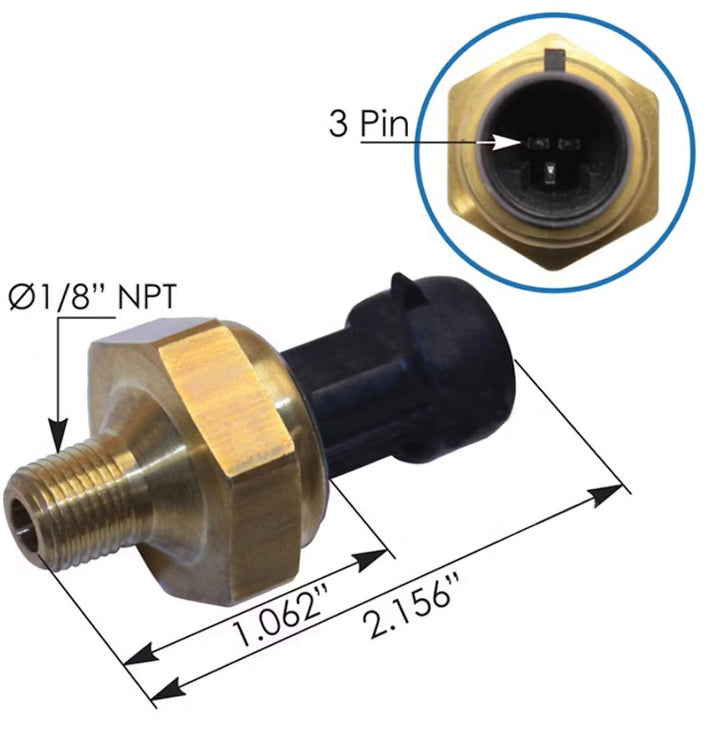 Sensor Exhaust Back Pressure International (94-08)(1840078C1)