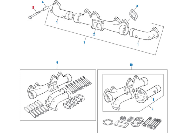 Bolt Exhaust Manifold Cummins ISX15