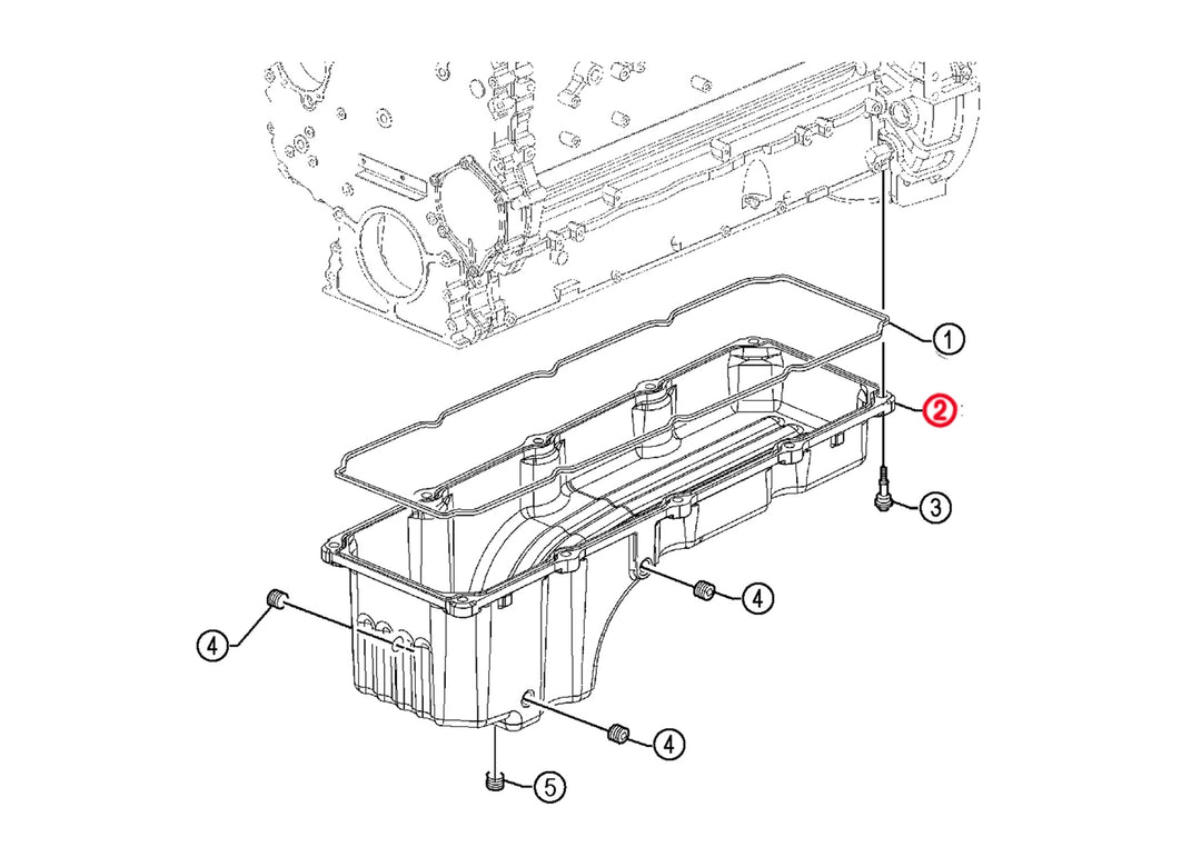 Oil Pan ASM W/ Plug S60 ( 23522283 )