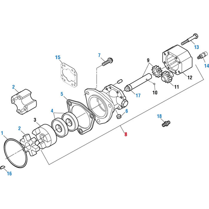 Fuel Pump Assembly Detroit Diesel S60 14L