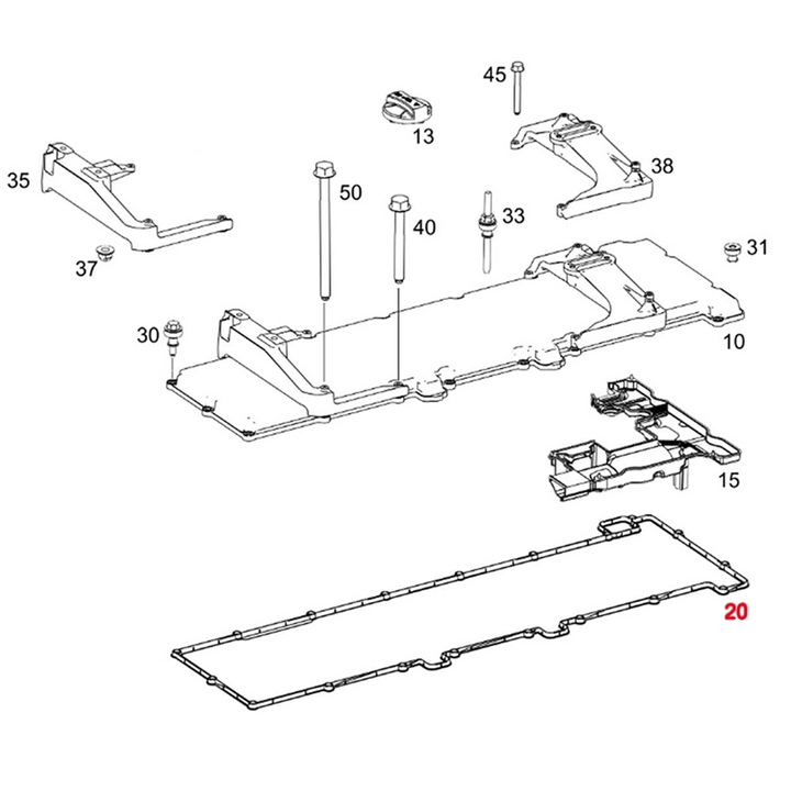 Valve Cover Gasket Detroit Diesel DD15 901