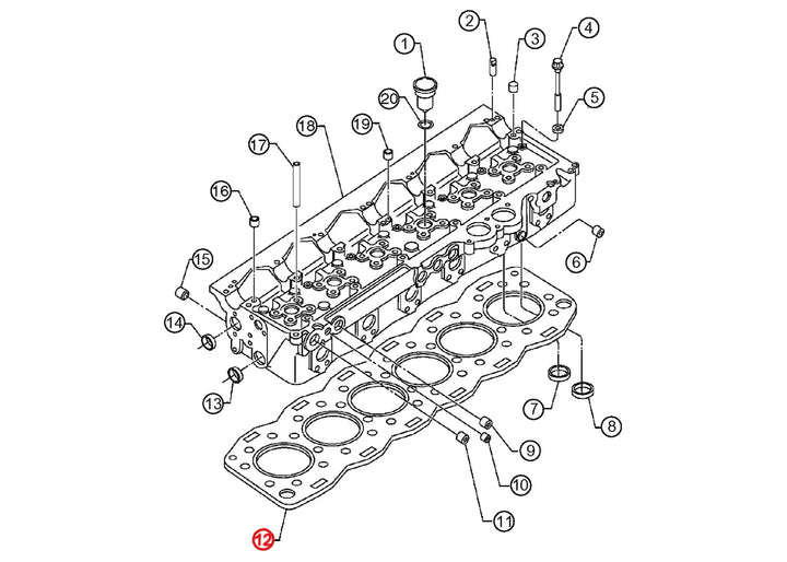 Junta de culata S60 (23532298)