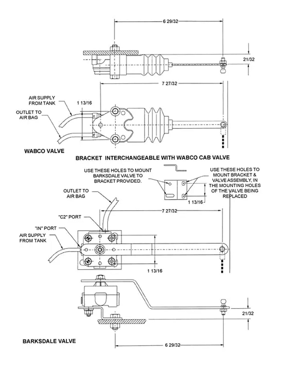 Height Control Leveling Valve (KD2205)