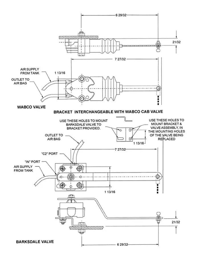 Height Control Leveling Valve (KD2205)