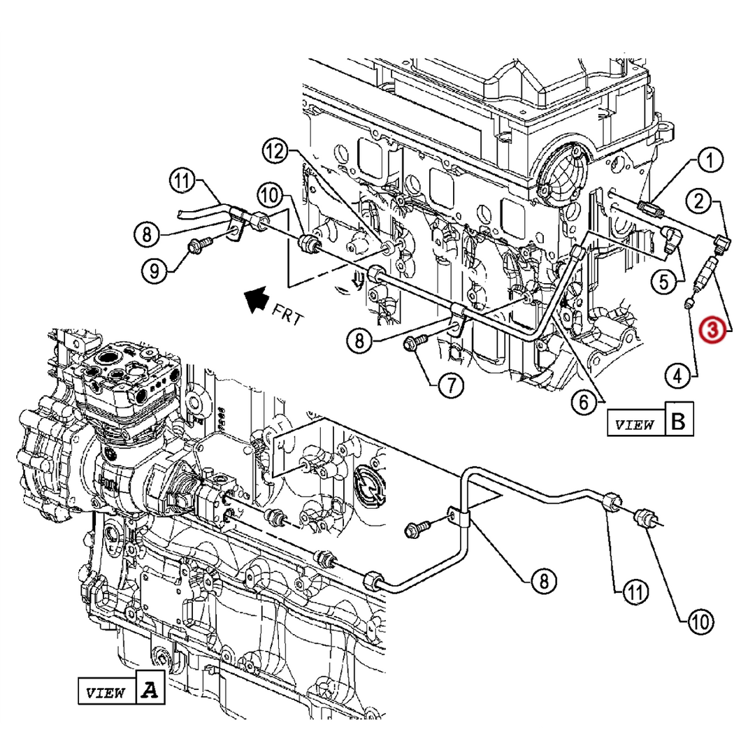 Fuel Check Valve Regulator Detroit Diesel S60 14L