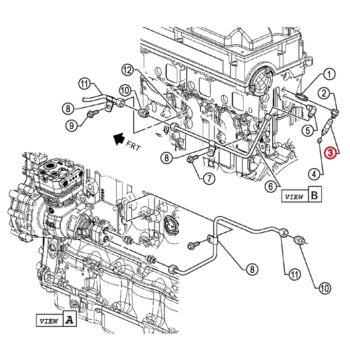 Fuel Check Valve Regulator Detroit Diesel S60 14L