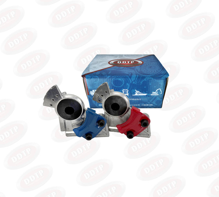 Gladhand Angled Set (Red & Blue)