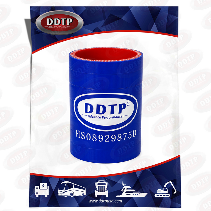 Silicone Coolant Hose 1.75"X3.25" 4-Ply for Detroit Diesel S60 Water Pump