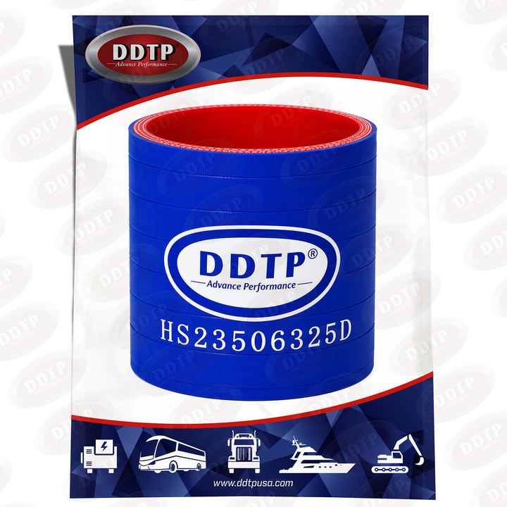 Silicone Coolant Hose 2.75"X3" for Detroit Diesel S60 Water Pump to Oil Cooler