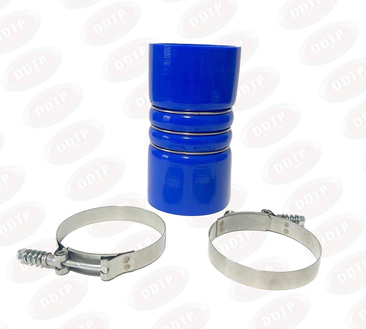 Manguera de silicona de 4" x 8" + dos abrazaderas de acero inoxidable