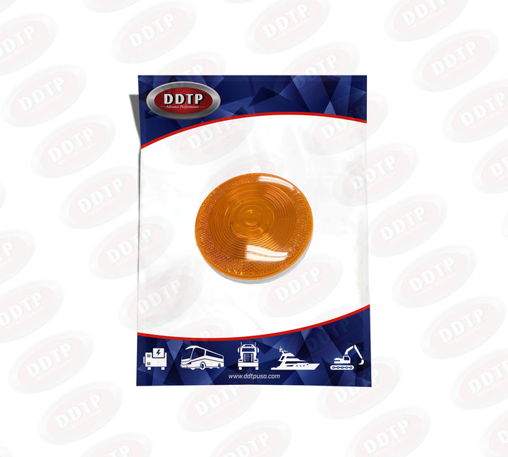 Luz ámbar de 4" para carretera (sellada, 12 V, área reflectante)