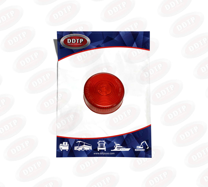 Luz de gálibo/marcador rojo de 2"